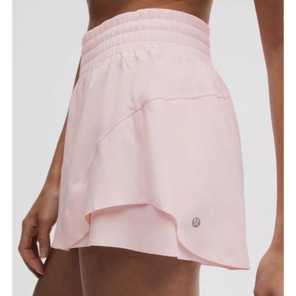 Lululemon Shake It Out High-Rise Run Short 2.5" Pink Pearl Size XS NWT